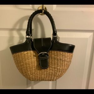 Coach Straw Handbag